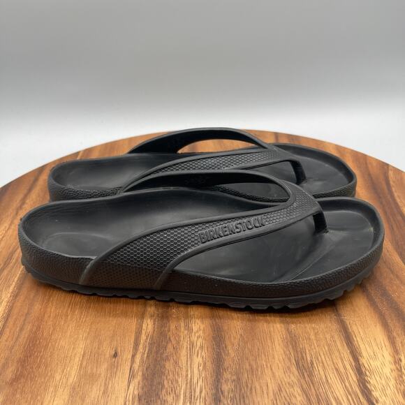 Birkenstock Honolulu Eva Sandals Womens 8 Black Slip On Flip Flops Comfort Beach - Picture 1 of 8
